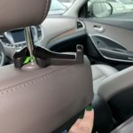 Bag holder hook for car