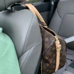 Bag holder hook for car